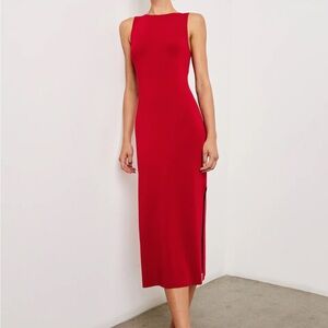 Rails Alora Midi Dress Small - Cherry Red